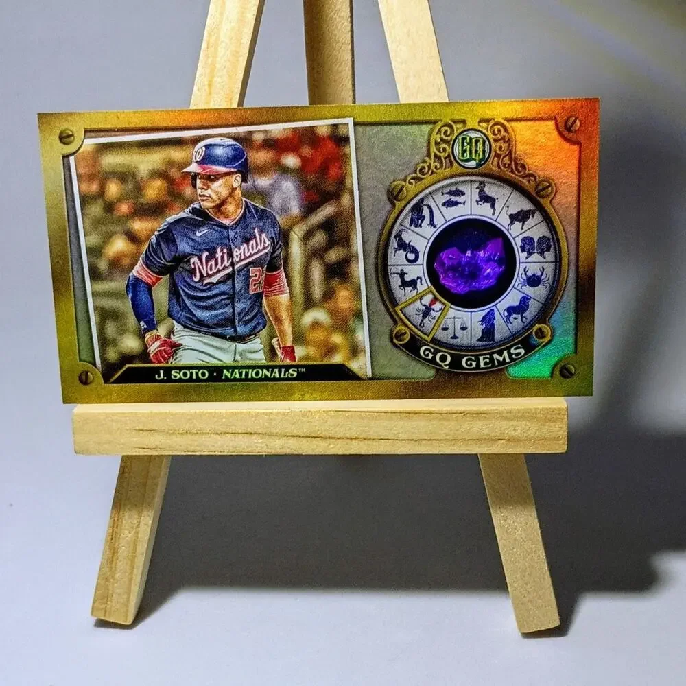 Juan Soto Rainbow Refractor Gypsy Queen Gems GGM-29 Mini Card Topps 2022. - Picture 4 of 8